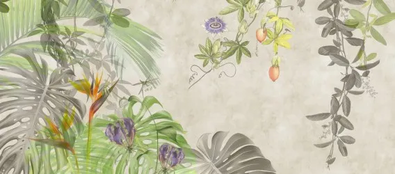 TROPIC FLOWER | Carta da parati tropicale